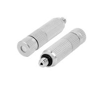 Kit de 60 buses de brumisation en laiton pour système de refroidissement, buses de brumisation haute pression à filetage 3/16", tête de pulvérisation anti-goutte pour l'aménagement paysager, l'humid