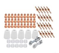 Kit de 66 consommables de découpe plasma pour lampe torche Cut40 PT31 LG40 L-TEC et systèmes de découpe plasma 40 A 50 A