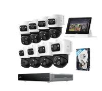 kit de 8 eufy Système de sécurité NVR PoE S4 Max + Smart Display