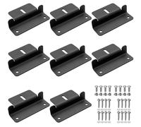 Kit de 8 supports de montage pour panneaux solaires, idéal pour camping-cars et bateaux