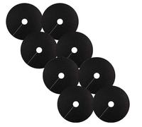 Kit de 8 tapis de protection pour arbres – Tapis de protection contre les mauvaises herbes – Protection des racines – Barrière anti-mauvaises herbes – Protection contre les animaux – Maintien de la te