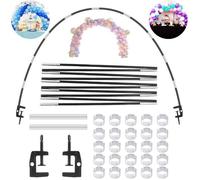 Kit de Arche Ballon de Table, Base Ballon Kit Ballon Arche pour Ballon Noir Kit de Support de Ballon de Table pour YYV