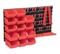 vidaXL Kit de bacs de stockage et panneaux muraux