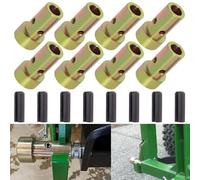 Kit de bagues d'adaptateur d'attelage rapide Cat 1 pour tracteurs de catégorie 1 à 3 points, utilisez des adaptateurs à fixation rapide avec broches (2 paires) (2) (4)