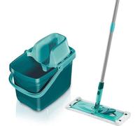Kit de balayette - Balayette avec manche en caoutchouc durci - Largeur de balayage : 42 cm - Bac de récupération : 12 litres - Avec housse de balayette à 2 fibres