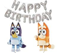 Kit de ballons "Folieballon" Bluey & Bingo, 80 cm + bannière de 16"
