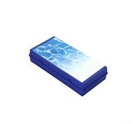 Kit de bandelettes de test 4 en 1 pour piscine/spa/analyse de la qualité de l'eau avec étui bleu