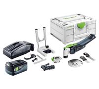 Kit de base Festool OSC 18 E - Oscillateur sans fil 18 V Starlock Max Brushless + 1 batterie 5,0 Ah + chargeur + kit d'accessoires 7 pièces + Systainer