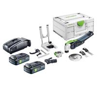 Kit de base Festool OSC 18 E - Oscillateur sans fil 18 V Starlock Max Brushless + 2 batteries 4,0 Ah + chargeur rapide + Systainer