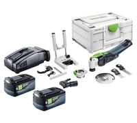Kit de base Festool OSC 18 E - Oscillateur sans fil 18 V Starlock Max Brushless + 2 batteries 5,0 Ah + chargeur rapide + Systainer