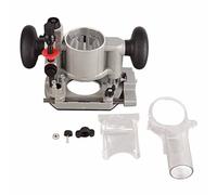 Kit de base plongeante pour défonceuse compacte, base de défonceuse pour bois avec double poignée et capot de protection transparent, réglage de profondeur à 3 positions pour les