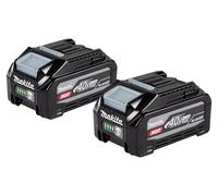 Kit de batteries Makita 2x BL 4040 F Li-Ion 40 V max. 4,0 Ah XGT (2x 1910N6-8) avec affichage LED