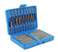 Kit de Bits de Sécurité Extra Longs 50 Pièces, Bits pour Tournevis Multifonctionnels Étoile Clutch Torq Spline Carré Hex, Boîtier Rigide avec Emplacement Étiqueté, en Acier Chrome
