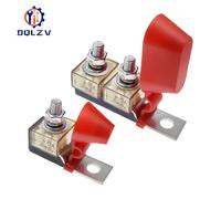 Kit de bloc de fusibles à montage sur Terminal M8, 30A-300A 58V, anneau de fusible, support de Terminal de batterie Marine, Protection d'allumage pour bateau, camion, RV Only Terminal Fuses