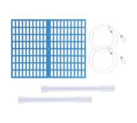 Kit de blocage de feuilles pour éplucheur de piscine - Protecteur de protection réutilisable de 16,5 x 13 pouces, couvercle universel pour filtre de piscine | Solution de contrôle des déchets pour le