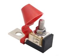 Kit de blocs de fusibles 60 A-300 A avec capuchon isolant, borne M8 pour porte-fusible de batterie pour voiture, bateau, camping-car, 58 V CC pour système de protection d'alimentation, clous en acier