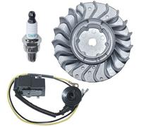 Kit de bobine d'allumage du volant avec bougie d'allumage pour Stihl MS231 MS251 MS 231C MS 251C Remplacer 11434001307 1143 400