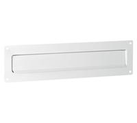 Kit de boîte aux lettres pour portes d'entrée, en aluminium, de couleur blanche