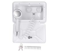 Kit de boîte de douche extérieure pour camping-car, robinet à tuyau rétractable 1.5m