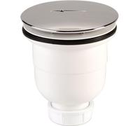 Kit de bonde de douche, modèle 790, diamètre 90 mm, entrée horizontale 40 mm, en PP/ABS, finition chromée