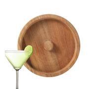 Kit de bord de sel pour cocktail - En bois - Pour cocktails - Sucrier pour garnir, mélanger, servir, décoration intérieure, bar, bar à domicile