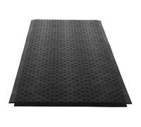 Kit de bordures mâles pour dalles de sol de garage - DUOKU - JQ-BHG - Lot de 15 - Modulaires emboîtables - Antidérapantes
