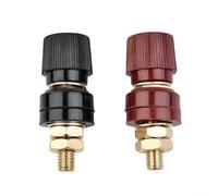 Kit de bornes de jonction d'alimentation de batterie à distance de 8 mm avec écrous à goujon en laiton et deux bornes de poteau pour des connexions étendues