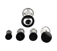 Kit de bouchons de poêle compatible avec les cuisinières à gaz Sabaf Couronne de remplacement pour une couverture et un contrôle constants de la flamme (plat)