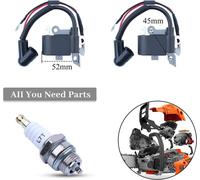 Kit de bougies d'allumage pour Husqvarna 240, 235, 136, 137, 141, 23, 26, 36, 41 - Accessoires pour tronçonneuses