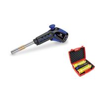 Kit de brasage professionnel Kemper dans un coffret – Jusqu'à 2400 °C | Chalumeau haute performance 2 kW | 2 cartouches de gaz et accessoires inclus