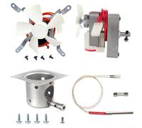 Kit de brasero en métal avec allume-feu pour barbecue à granulés | Auger Moteur Ventilateur Induction Poêle Allume-feu Vis Kit Complet pour Réparation