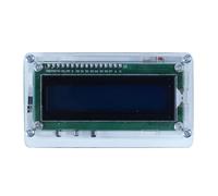 Kit de Bricolage D'horloge Numérique,kit de Bricolage D'horloge Électronique LCD1602 12H/24H Date Heure Température Réveil Contrôle de la Lumière pour Les Amateurs D'électronique Professionnels