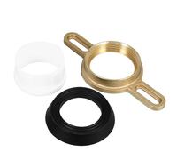 Kit de Bride D’étanchéité pour Urinoir, Installation Facile, | Pièces de Rechange pour Paroi, Usage en Sanitaires Publics et Maison, Cuivre Plastique Caoutchouc