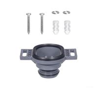 Kit de bride d'urinoir anti-fuite pour installation de salle de bain (A) | Conception à vis anti-fuite, installation facile, montage mural, PVC durable