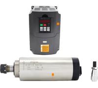 Kit de broche CNC, puissance 2,2 kW, design refroidi par air, porte-pince ER20 de haute précision, Avec VFD