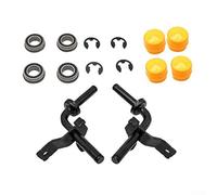 Kit de broche de direction pour tondeuses à gazon LA100 LA105 LA115, remplace directement GY22251BLE GY22252BLE, comprend 1 jeu de bagues de roue et clips de fixation
