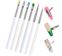 Kit De Brosses À Ongles Pinceau pour Ongles Acryliques