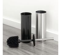 Kit de brosses WC TIGER Noon, modèle autoportant, en acier inoxydable brossé