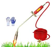 Kit de brûleur de mauvaises herbes - Torche au propane à haut rendement pour une utilisation en extérieur, idéal pour le jardin, la fonte de neige et les applications de toiture