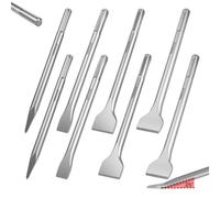 Kit de burins SDS-Plus, 7 pièces, en acier 40Cr, pour racloirs de sol