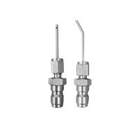 Kit de buse d'aiguille de nettoyeur haute pression en acier inoxydable pour lave-linge à chargement frontal, fentes profondes, élimination des débris 75 mm (court)