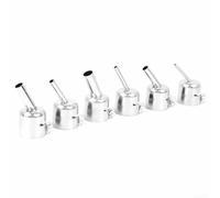 Kit de buse d'air chaud en alliage de zinc pour station 850 852D 950, 6 pointes à dessouder à 45 degrés avec vis, 3 mm, 4 mm, 5 mm, 7 mm, 8 mm, 10 mm