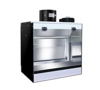 Kit De Cabine De Peinture Professionnelle pour Aérographe, Comprenant Une Cabine avec Rideau Deau en Cascade, Un Éclairage LED Et Un Ensemble De Filtres Dextraction, Idéal pour La Décoration De