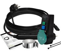 Kit de câble chauffant autonégatif de 15 mètres + adaptateur avec disjoncteur différentiel