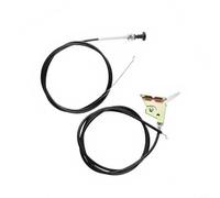 Kit de câble d'accélérateur et d'étranglement pour exmark Lazer Z & pour toro, remplacement pour OEM 1-633696 1-603336, commande précise avec levier en arc Z, métal durable
