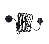 Kit de Câble E27 pour Suspension avec Rosette 500 cm Noir
