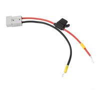 Kit de câble robuste 50 A avec cosse M8, fil résistant aux intempéries 10 AWG pour prise de chariot élévateur, banque de batterie et distribution d'énergie