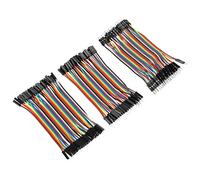 Kit de Câbles Jumper Wire, 40 Broches Mâle-Femelle, Mâle-Mâle, Femelle-Femelle, Câbles Breadboard pour