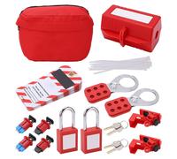 Kit de cadenas de sécurité électrique, avec sac de rangement