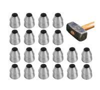 Kit de cale pour hache, kit de cale pour manche Cales pour hache, cales à poignée conique, outils d'installation de cales en acier, accessoires de renfort de rechange de